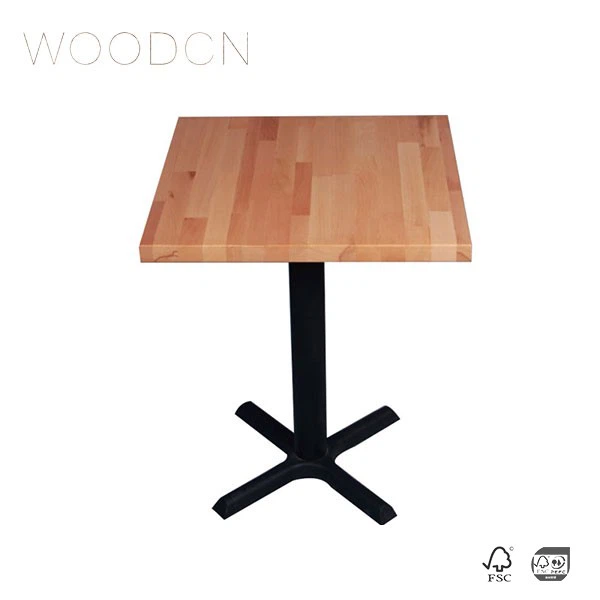 Solid Beech Wood Butcher Block Dining Style Table Top