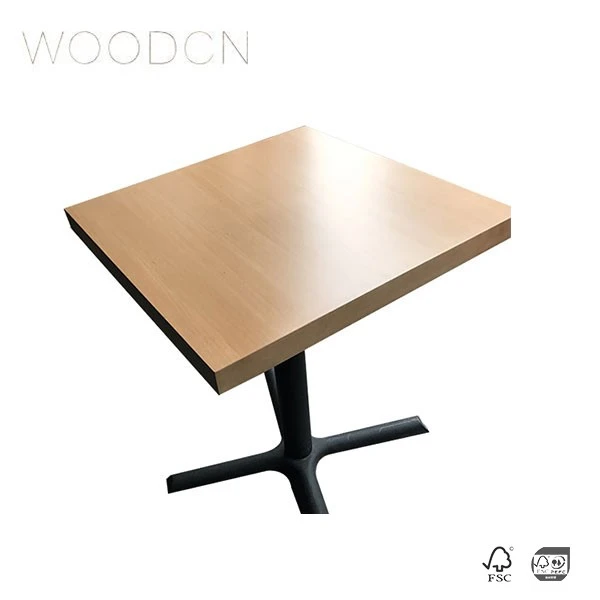 Veneer Elm Wood Restaurant Table Top