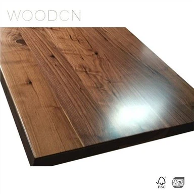 Deasc na hOifige Stíl Glued Edge Black Walnut Edge