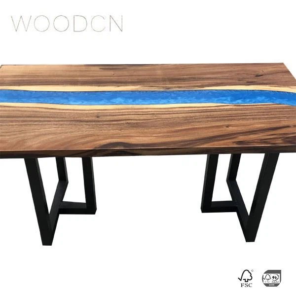 Solid Walnut Wood River Table Top Factory